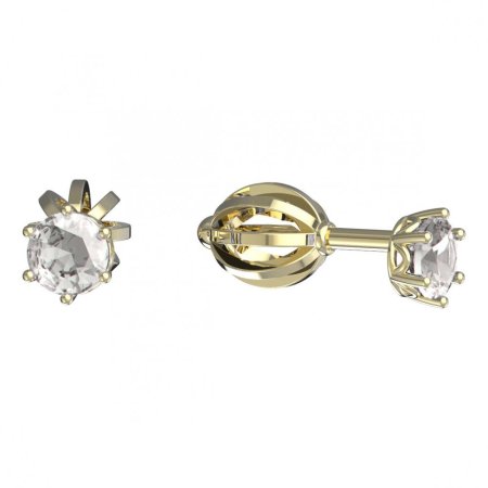 BeKid dětské náušnice 1293 Žluté zlato - 585 Diamant