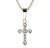 BG zlatý přívěšek křížek 256 Žluté zlato - 585 Bílý kubický zirkon
