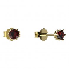 BG garnet earrings - 1293