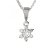 BG zlatý přívěšek s diamanty 978 Bílé zlato - 585 Diamant lab-grown