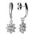 BG zlaté náušnice s diamanty 627 Bílé zlato - 585 Diamant lab-grown