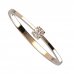 BG zlatý diamantový prstýnek 905 - Kov: Žluté zlato 585, Kámen: Diamant lab-grown