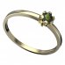 BG vltavínový prsten 869C - Kov: Žluté zlato 585, Kámen: Vltavín