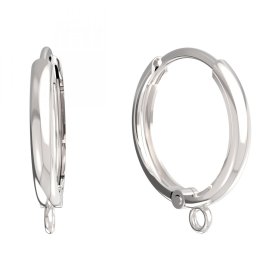 BG zlatý závěs dámské náušnice /1299 Bílé zlato - 585