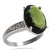 BG prsten oválný kámen 480-J - Kov: Stříbro 925 - rhodium, Kámen: Granát