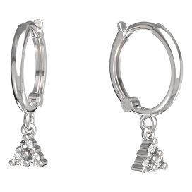 BeKid dětské náušnice 773 Bílé zlato - 585 Diamant