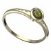 BG moldavit ring - 555K - Metal: Yellow gold 585, Stone: Moldavite and cubic zirconium