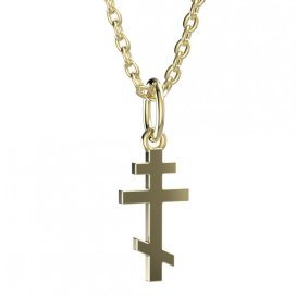 BeKid dětský přívěšek křížek 1101 Žluté zlato - 585