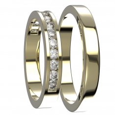 BG zlatý snubní prsten SN14