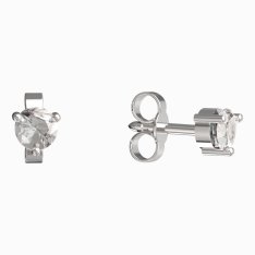 BG zlaté náušnice 781 Bílé zlato - 585 Diamant