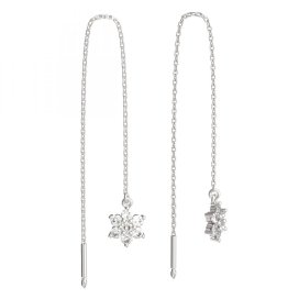 BeKid dětské náušnice hvězdička 853 Bílé zlato - 585 Diamant