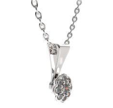 BG zlatý přívěšek 552 Bílé zlato - 585 Diamant