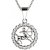 BG zlatý přívěšek Střelec 044 Bílé zlato - 585 Diamant