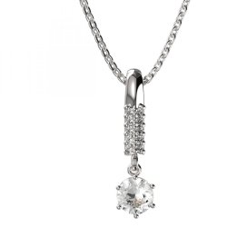 BG zlatý přívěšek 1294 Bílé zlato - 585 Diamant
