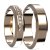 BG zlatý snubní prsteny SN16 Dámský Růžové zlato 585 (30-90dní) Diamant