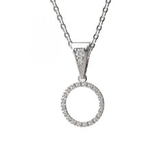 BG zlatý přívěšek  1163A Bílé zlato - 585 Diamant