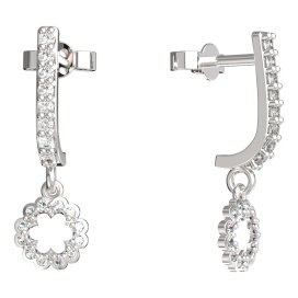 BeKid dětské náušnice 855 Bílé zlato - 585 Diamant