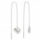 BeKid, Gold kids earrings -865 - Switching on: Brizura 0-3 roky, Metal: Yellow gold 585, Stone: White cubic zircon