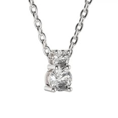 BG zlatý přívěšek  746 Bílé zlato - 585 Diamant