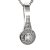 BG zlatý diamantový přívěšek  651 Bílé zlato - 585 Diamant lab-grown