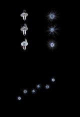 Светильник Swarovski Grace 6 звезд - WQQQL0007