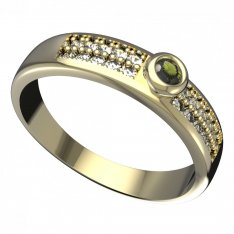 BG vltavínový prsten 550F
