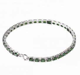 BG náramek 688 Stříbro 925 - rhodium Vltavín