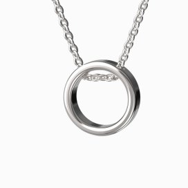 BG zlatý kroužek s řetízkem 1155 MA Bílé zlato - 585