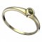 BG moldavit ring - 550I - Metal: Yellow gold 585, Stone: Moldavite