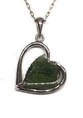 BG zlatý přívěs přírodní kámen-Vltavín 036