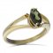 BG ring oval stone 483-V - Metal: Silver 925 - rhodium, Stone: Garnet
