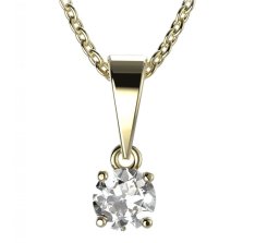 BG zlatý přívěšek  726 Žluté zlato - 585 Diamant