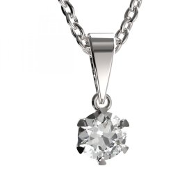 BG zlatý přívěšek 876 Bílé zlato - 585 Diamant