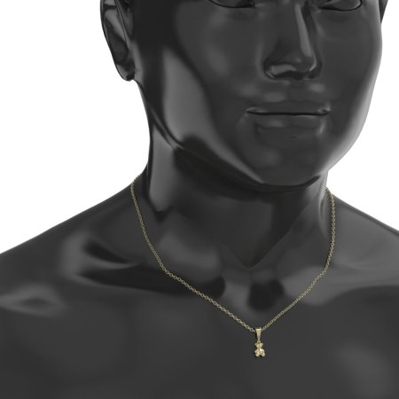 BG zlatý dětský přívěs medvídek 1584