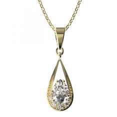 BG zlatý přívěšek  638 Žluté zlato - 585 Diamant
