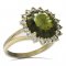 BG prsten kulatý kámen 512-V - Kov: Stříbro 925 - rhodium, Kámen: Granát