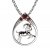 BG garnet pendant - 047 Capricorn