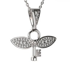 BG zlatý přívěšek HP02 Bílé zlato - 585 Diamant