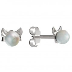 BeKid children's earrings Fox with pearl 1395