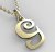 BeKid dětský zlatý přívěsek písmenko G - 1516 Žluté zlato - 585