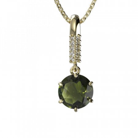 Amazon.com: Genuine Raw Moldavite Pendant in Sterling Silver-or14K Gold-14k  Rose Gold-Titanium- Wire Prong Setting- Genuine Meteorite Green Tektite  Necklace with Certificate of Authenticity : Handmade Products