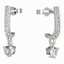 BeKid dětské náušnice 781 Bílé zlato - 585 Diamant