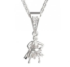 BG zlatý přívěšek Vodnář 040 Žluté zlato - 585 Diamant