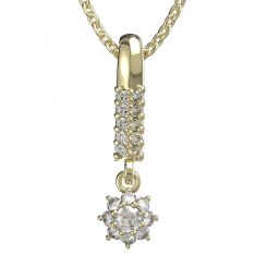 BG zlatý přívěšek 886 Žluté zlato - 585 Diamant