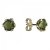 BG moldavit earrings -872