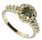 BG prsten 994-Z kulatého tvaru - Kov: Stříbro 925 - rhodium, Kámen: Granát