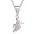 BG zlatý přívěšek Panna 040 Bílé zlato - 585 Diamant