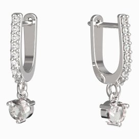 BeKid dětské náušnice 781 Bílé zlato - 585 Diamant