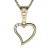 BG zlatý přívěšek srdíčko 1165 Žluté zlato - 585 Bílý kubický zirkon