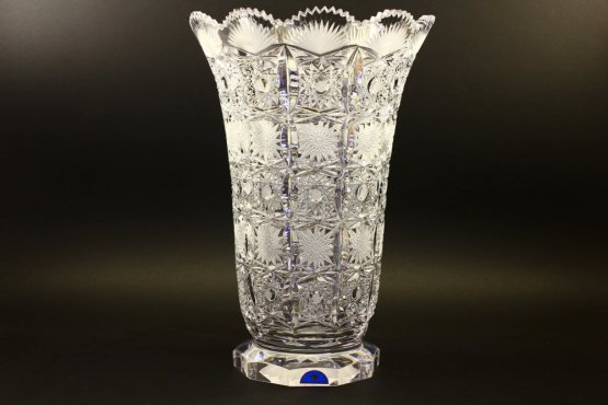 Hand cut crystal vase  Šafránek ORQQI0418